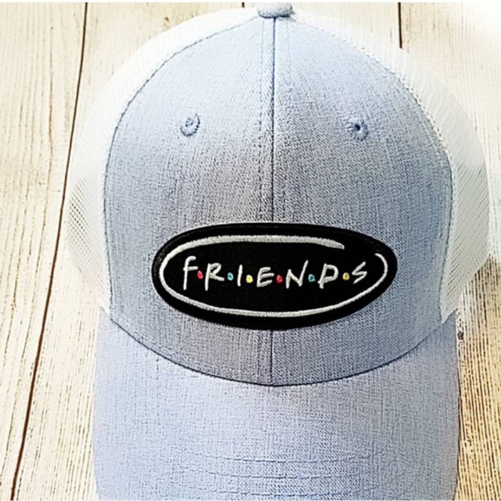 Light Blue Friends Logo Cap